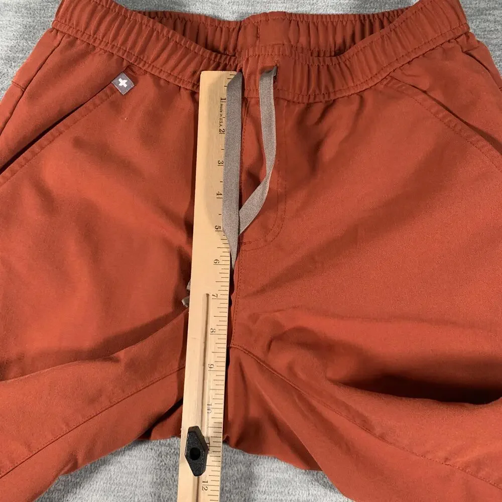 FIGS Pants Mens XS Orange Technical Collection Jogger Scrub Workwear Stretch